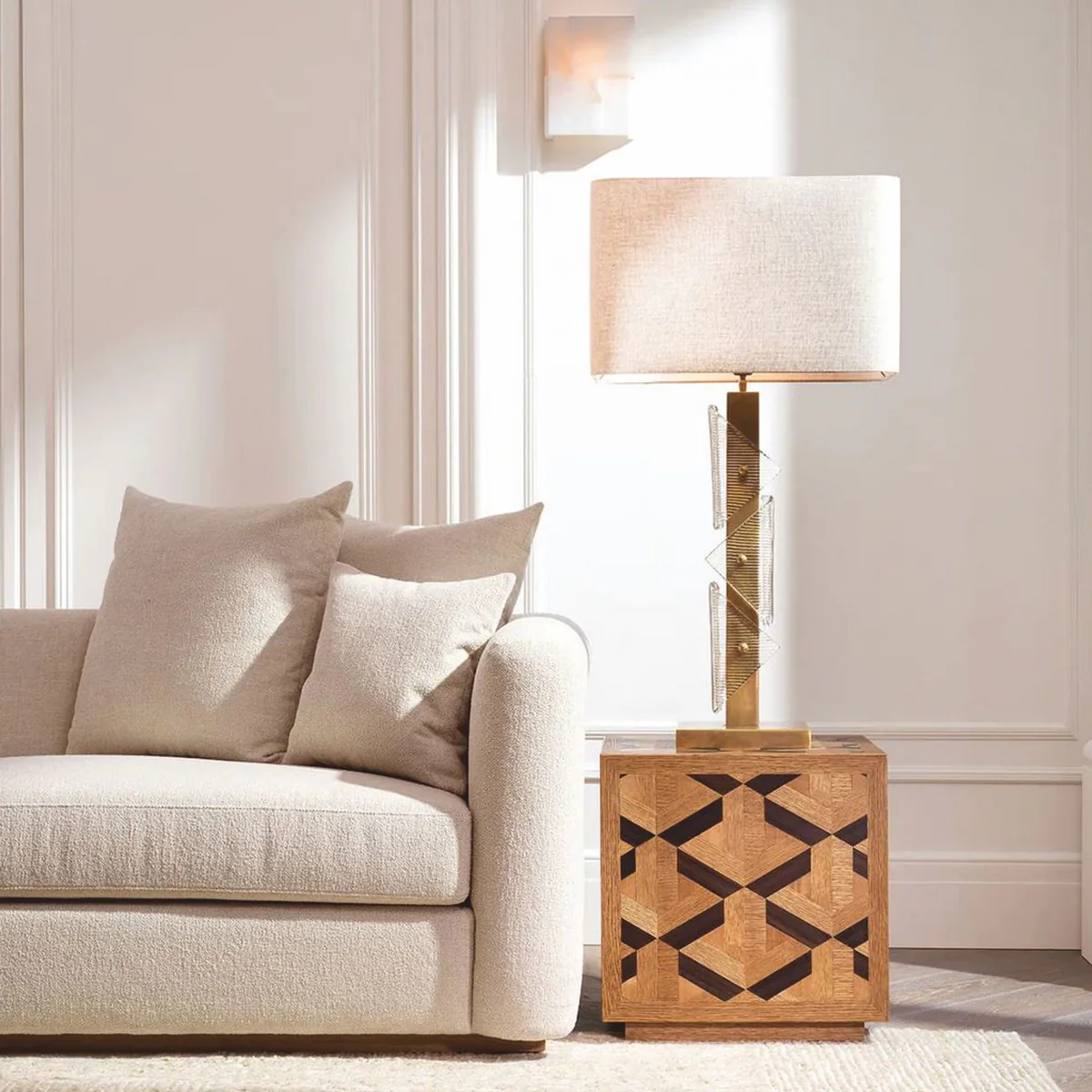 Casa Padrino Mesa Auxiliar de Lujo Marr¨®n 50 cm - Muebles de Sal¨®n y Hotel