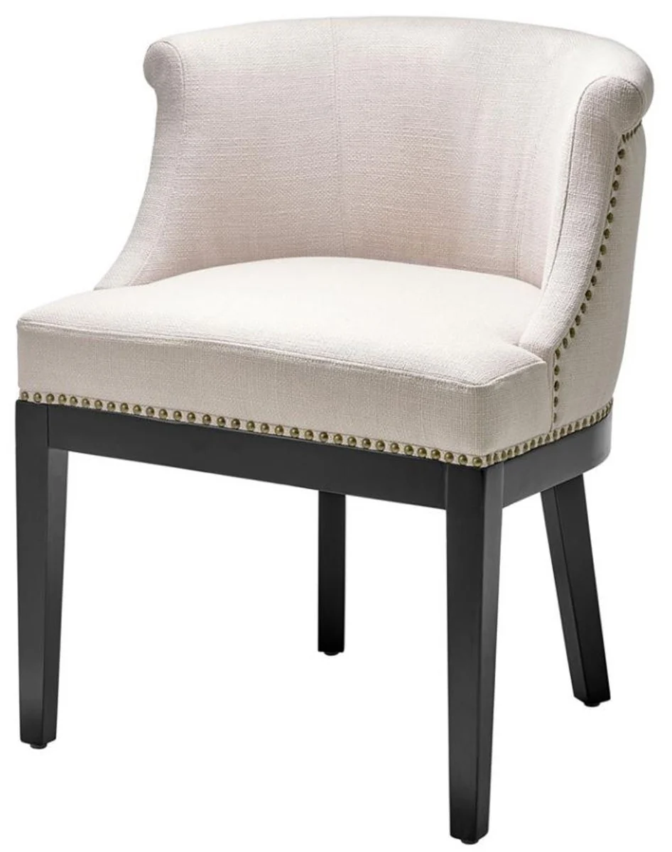 Casa Padrino silla de comedor de diseño en color natural - la calidad de lujo