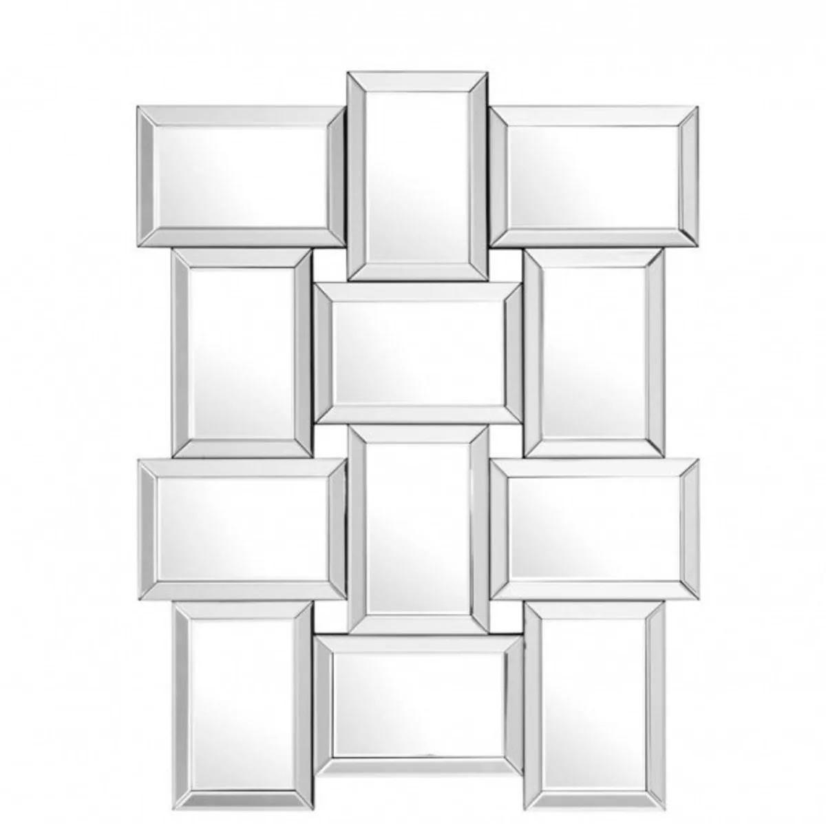 Casa Padrino Designer Luxury Mirror Glass Wall Mirror 91 x H 120 cm - Luxury Collection
