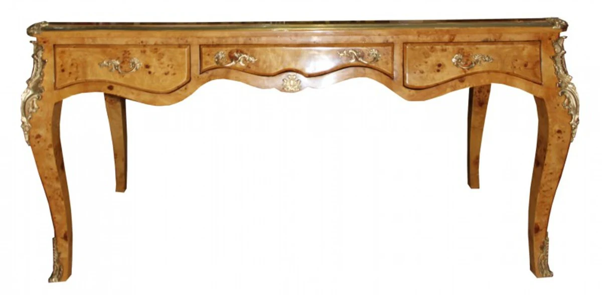 Casa Padrino Luxus Barock Schreibtisch Mahagony Sekret?r - Antik Stil