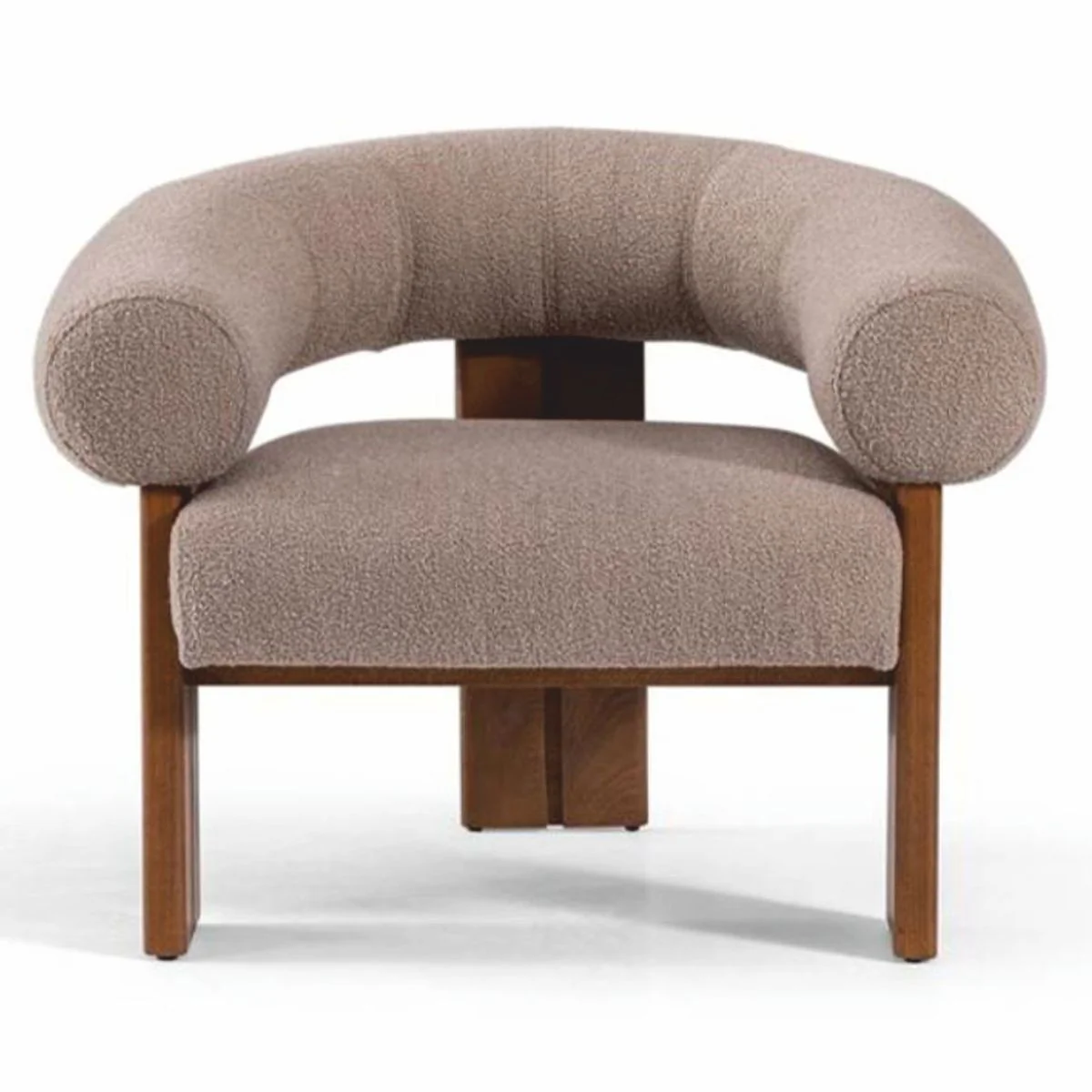 Casa Padrino sill¨®n de sal¨®n y hotel de lujo gris / marr¨®n 90 x 90 x A. 75 cm - Muebles de lujo