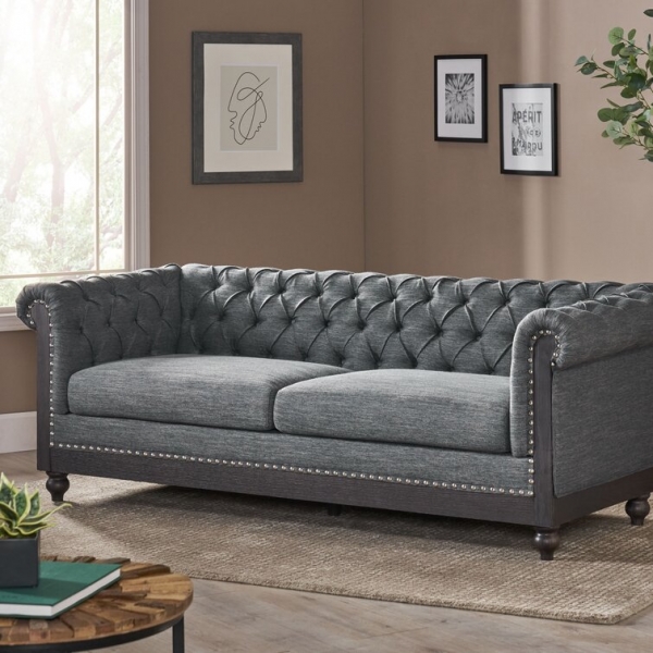 Pausch 78.75�� Rolled Arm Chesterfield Sofa