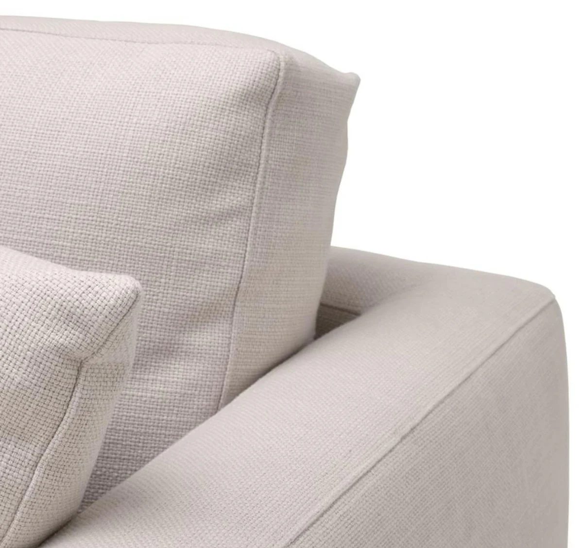 Casa Padrino sof¨¢ de sal¨®n color natural 234 x 103 x H. 86 cm - calidad de lujo