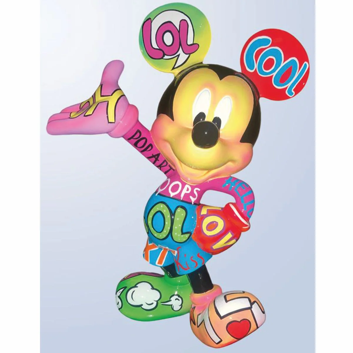 Casa Padrino escultura de sal¨®n y jard¨ªn decorativa colorido 87 x 54 x A. 120 cm