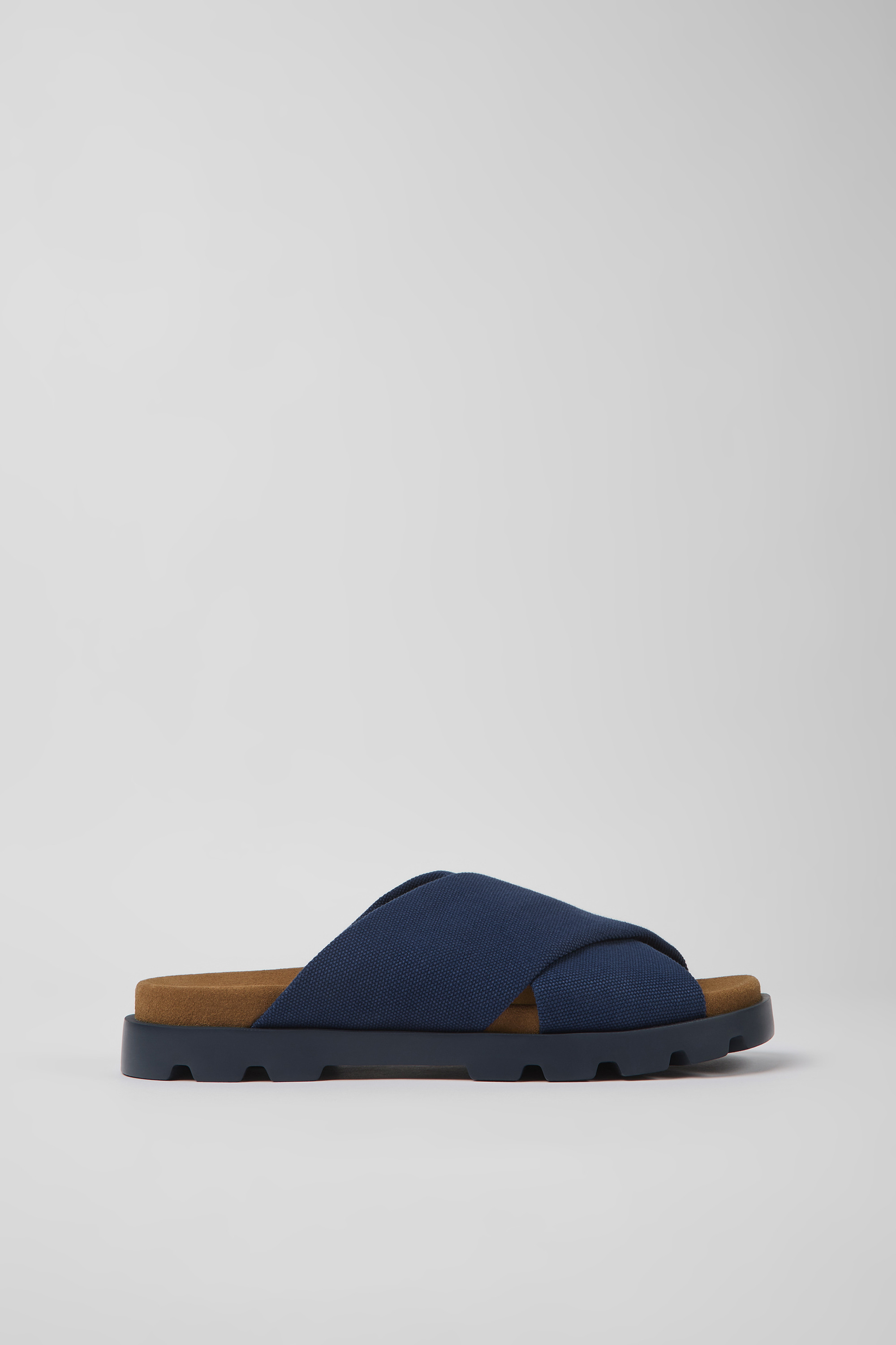 Brutus Sandal - Blue recycled cotton sandals for men
