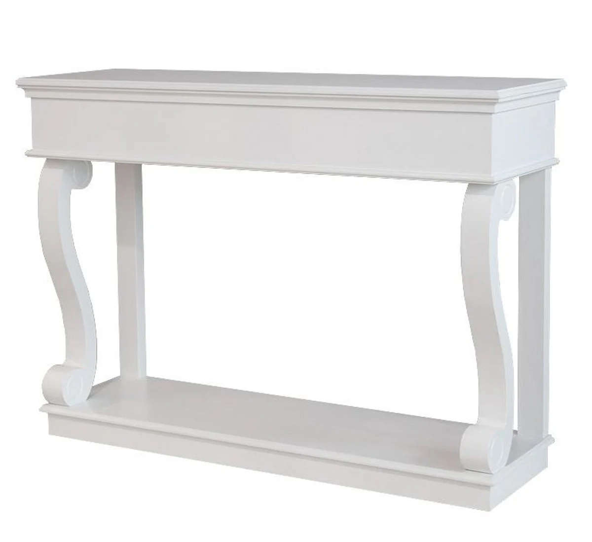 Casa Padrino Baroque Console White - console table sideboard 140 x 100 x 45 cm
