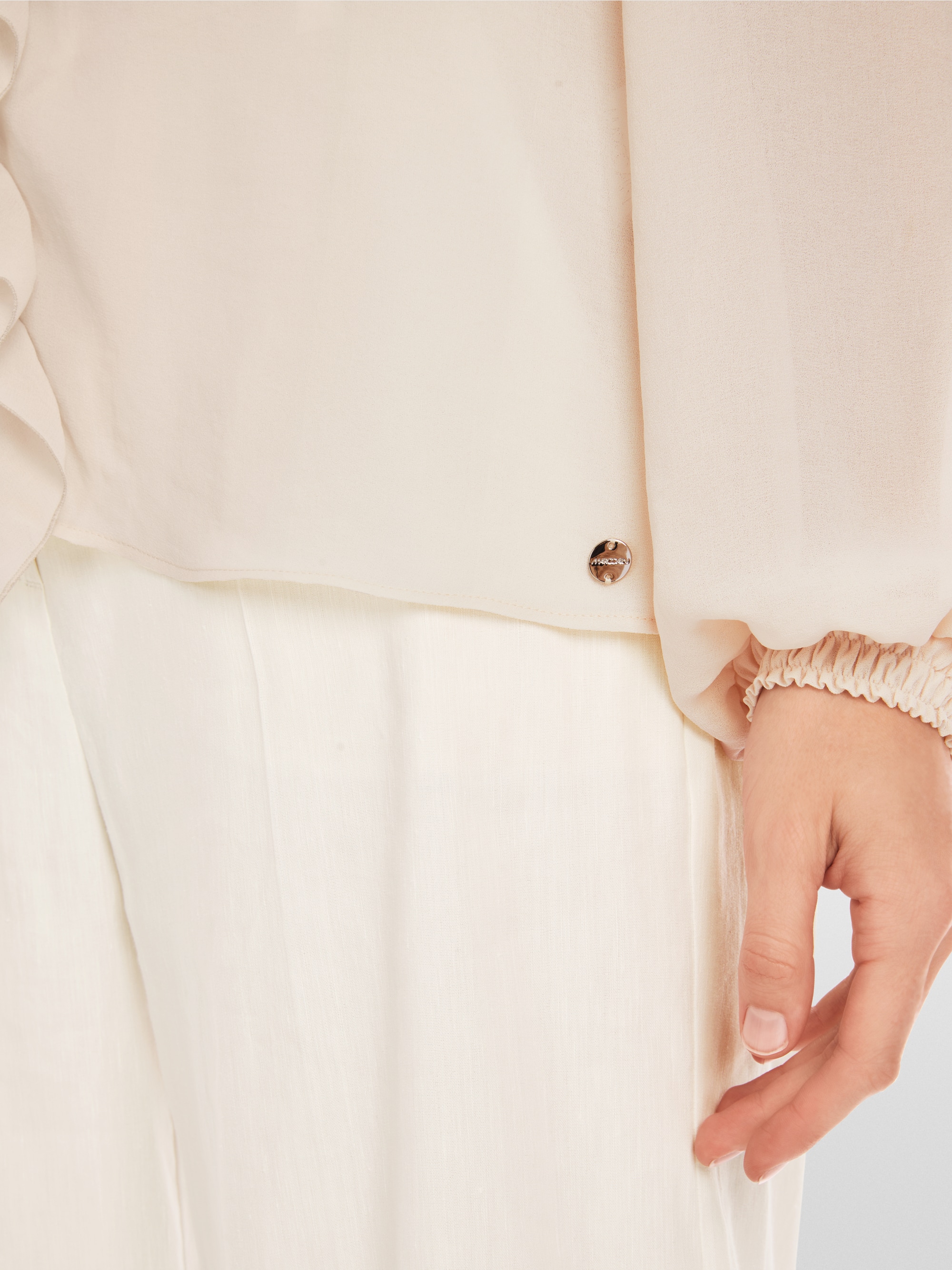 Marc-Cain Rethink Together ruched blouse