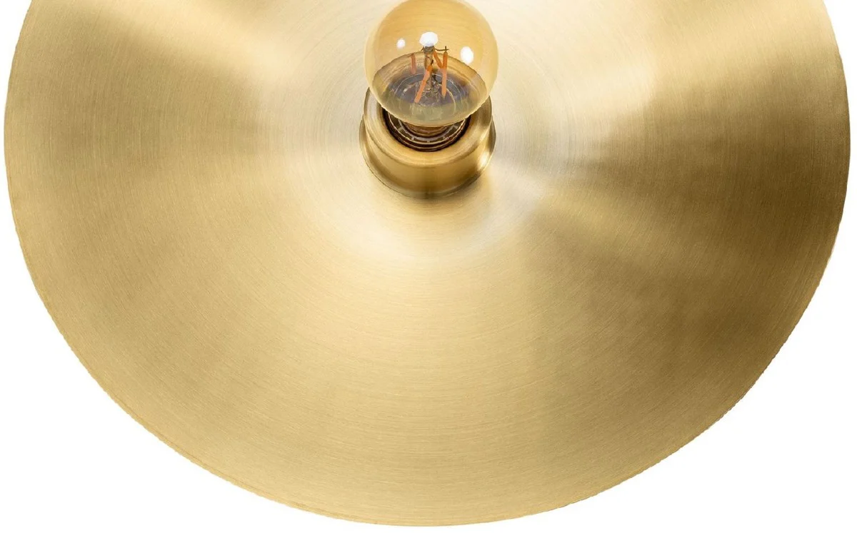 Casa Padrino lámpara de pared de lujo Ø 40 cm - Lámpara de pared redonda de latón - Lámpara de Pared para Hotel y Restaurante - Calidad de Lujo