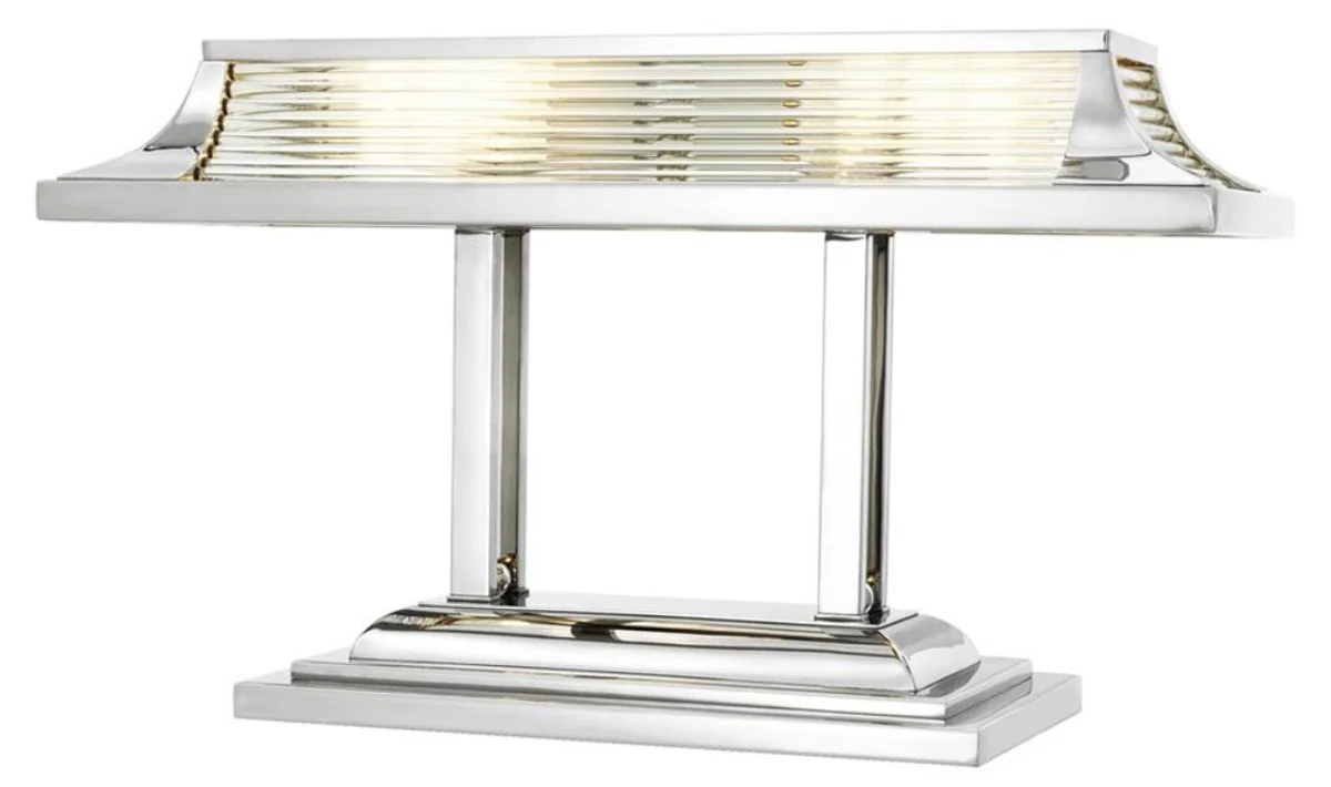 Casa Padrino luxury desk lamp / table lamp silver 69 x 29 x H. 40 cm - Luxury Office Furniture