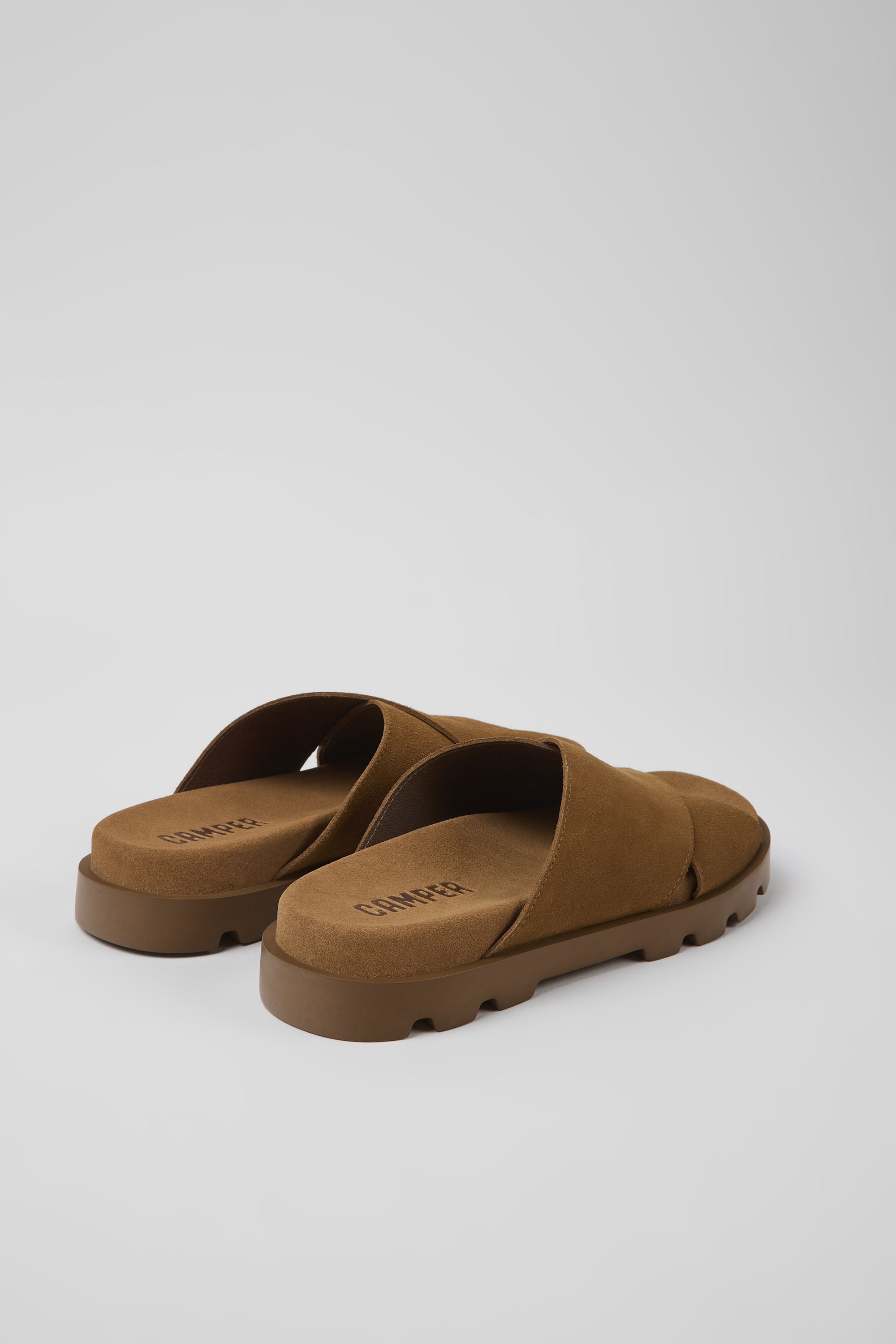 Brutus Sandal - Brown nubuck sandals for women