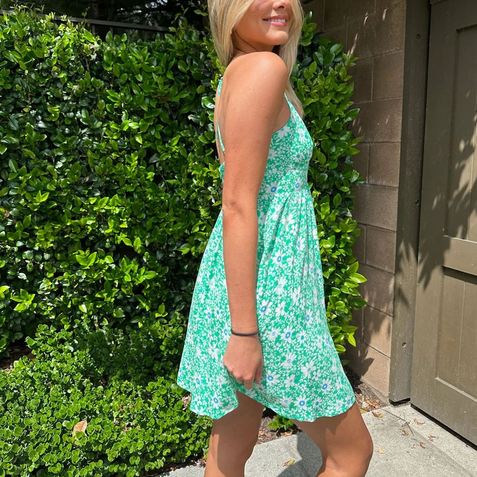 Sling V-neck Mini Dress