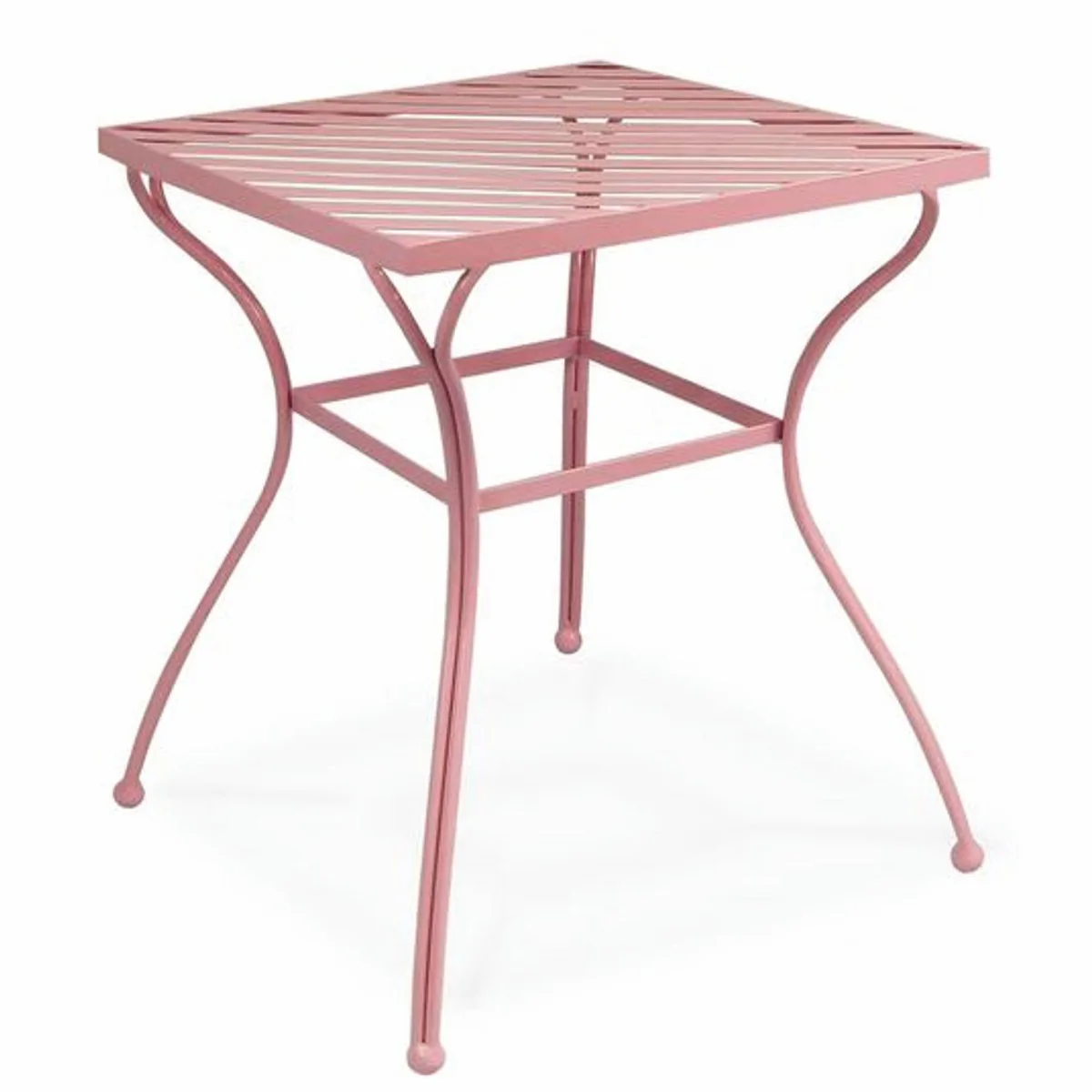 Casa Padrino mesa de jard¨ªn Art Nouveau rosa 55 x Al. 65 cm - Muebles de jard¨ªn nost¨¢lgicos