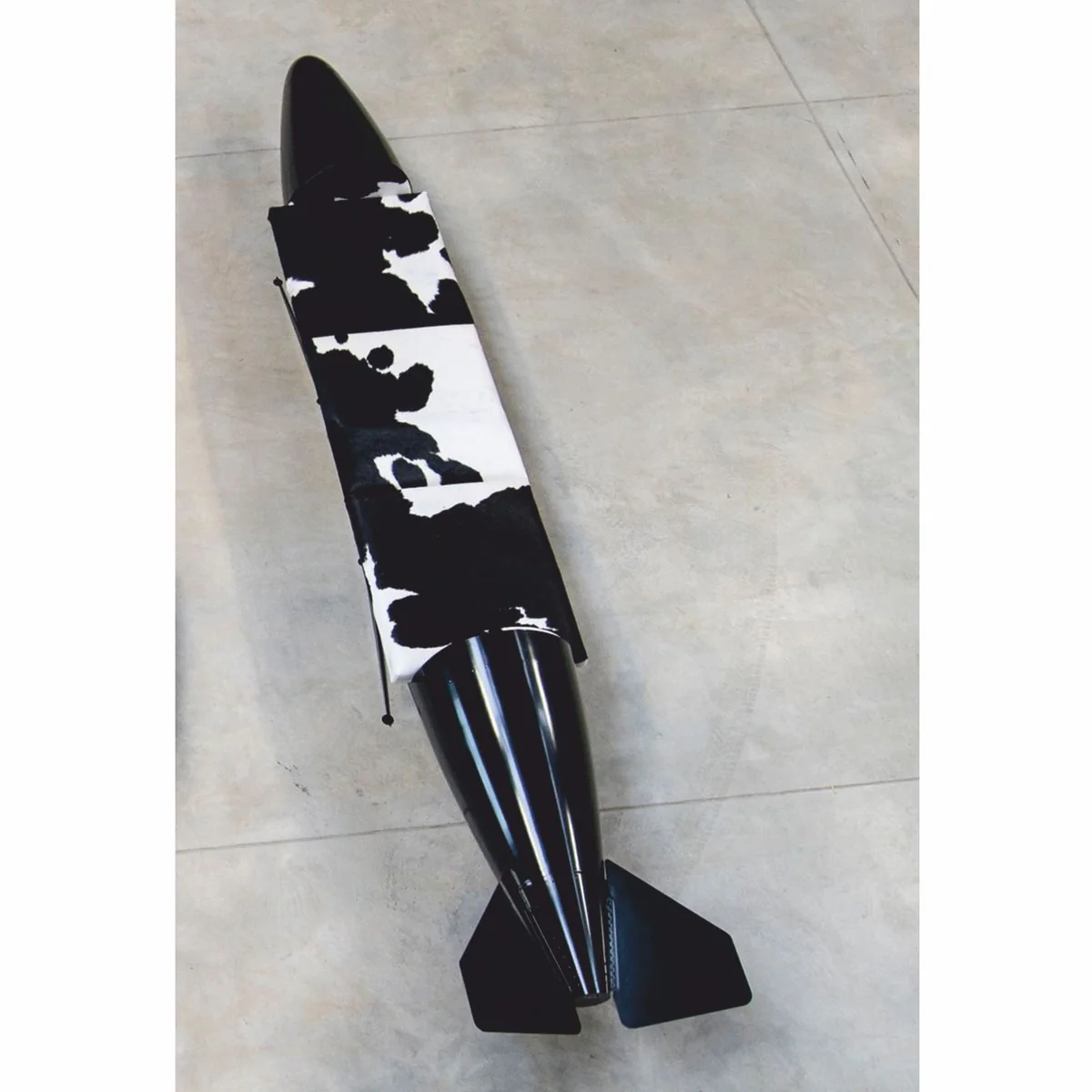 Casa Padrino Banco de Lujo en Forma de Torpedo 560 cm - Original Tornado Fighter Fuerza A¨¦rea Alemana