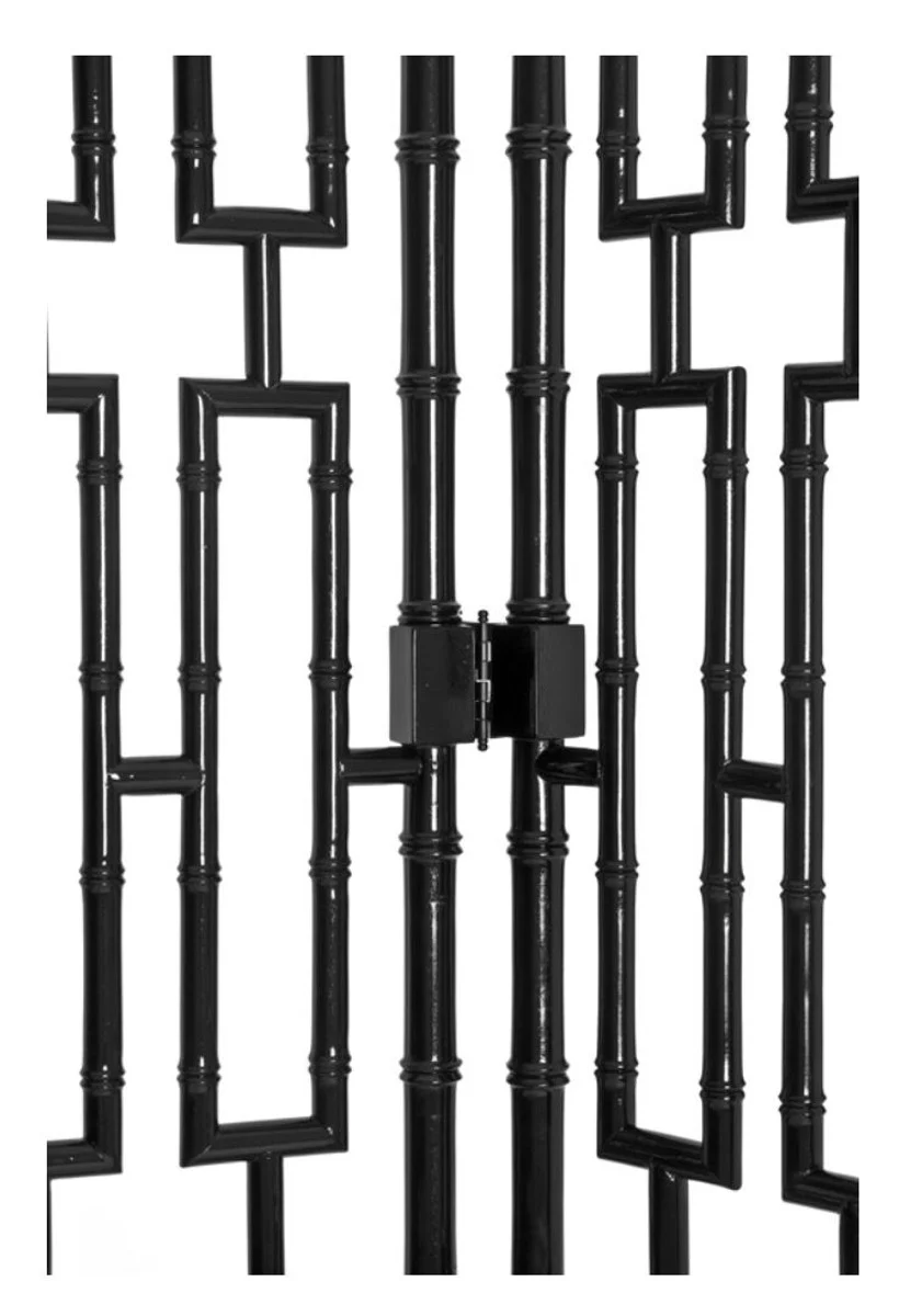 Casa Padrino de caoba de lujo partición de piano negro 200 x H. 225 cm - Muebles del Hotel Diseñador