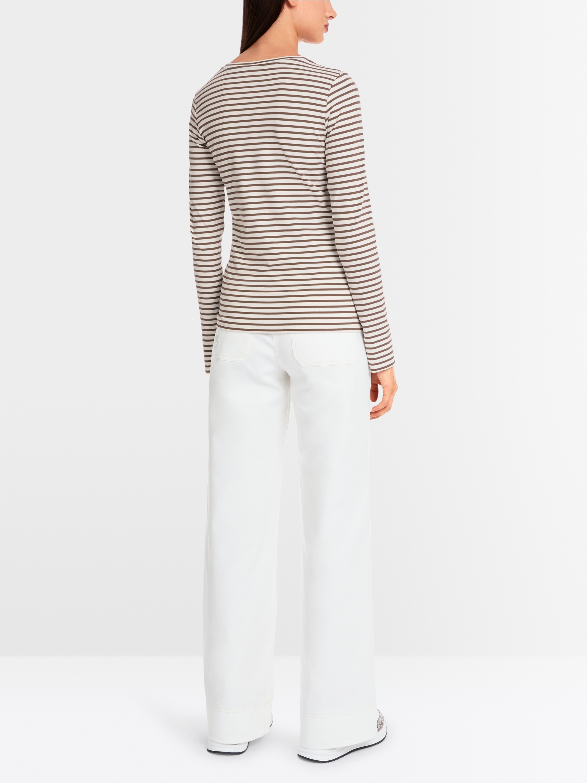 Marc-Cain Long sleeve with striped pattern