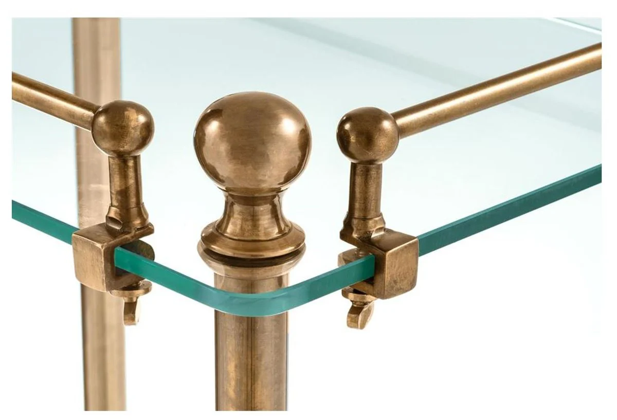 Casa Padrino baño de lujo estante armario de bronce de época - muebles de diseño