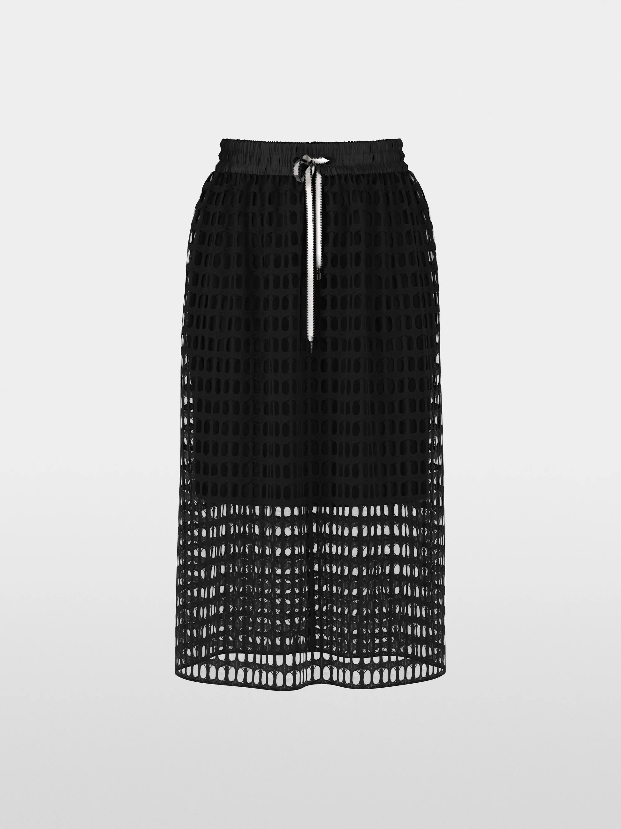 Marc-Cain Airy skirt in openwork mesh knit