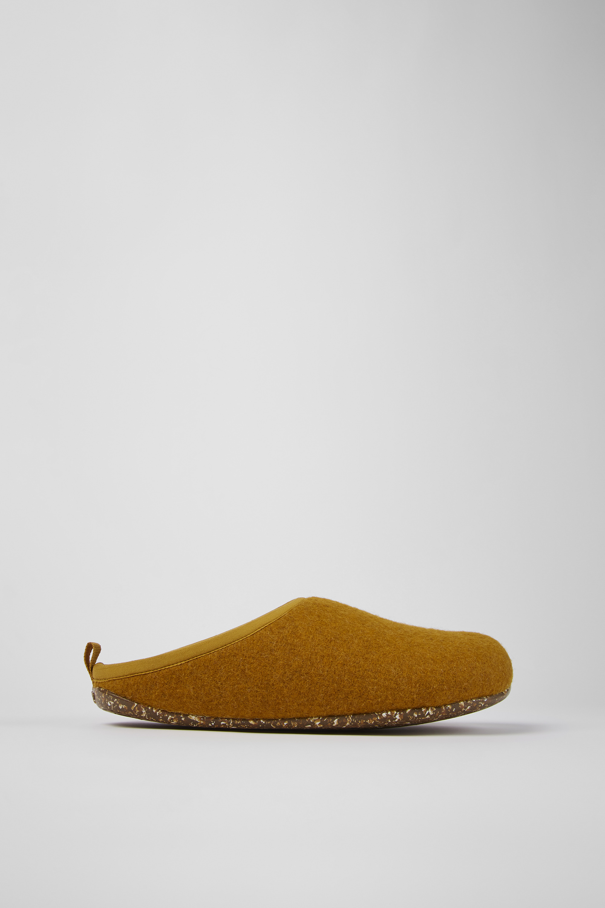 Wabi - Yellow wool slippers for men