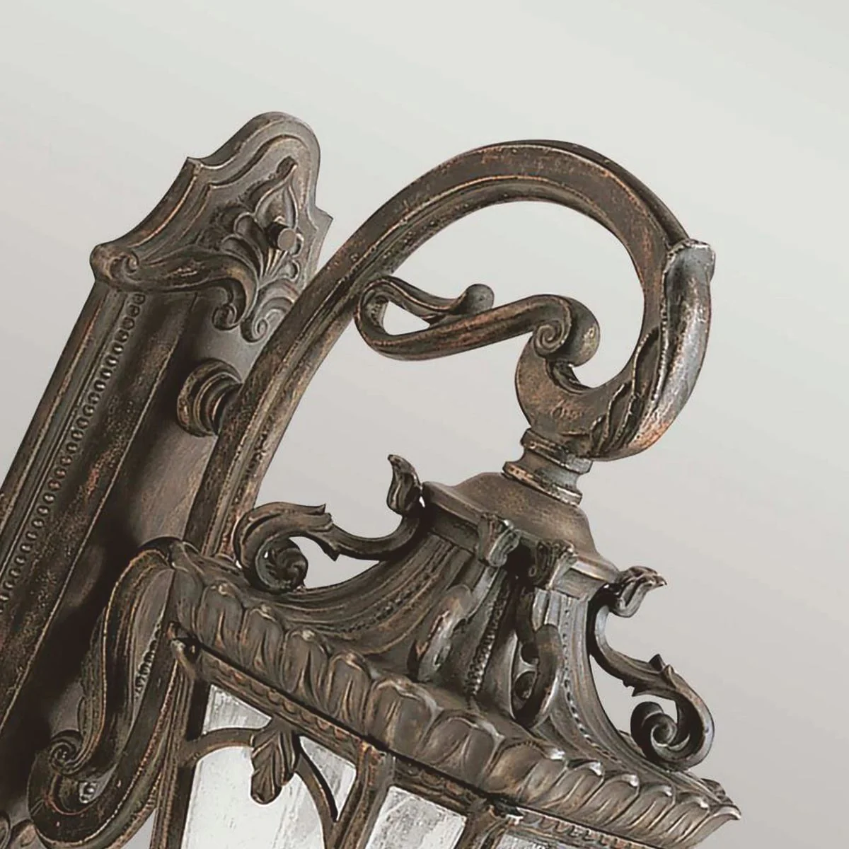 Casa Padrino l¨¢mpara de pared de exteriores barroco bronce antiguo A. 73,7 cm - Iluminaci¨®n exterior