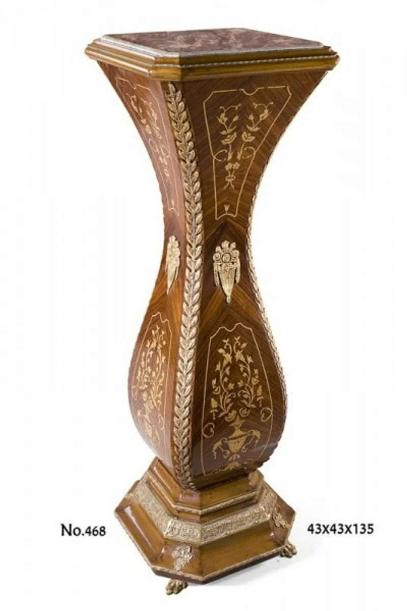 Casa Padrino baroque column 43 x 43 x H. 135 cm - luxury quality