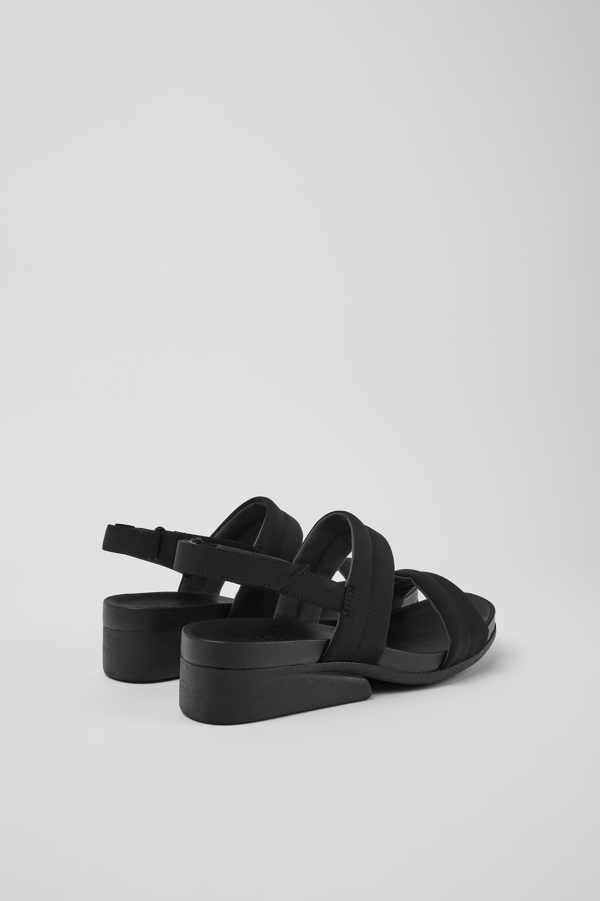 Minikaah - Black recycled PET and nylon sandals for women