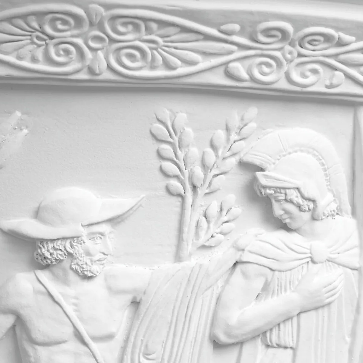 Casa Padrino maceta barroco de lujo blanco ? 60 x A. 60 cm - Decoraci¨®n de estilo barroco