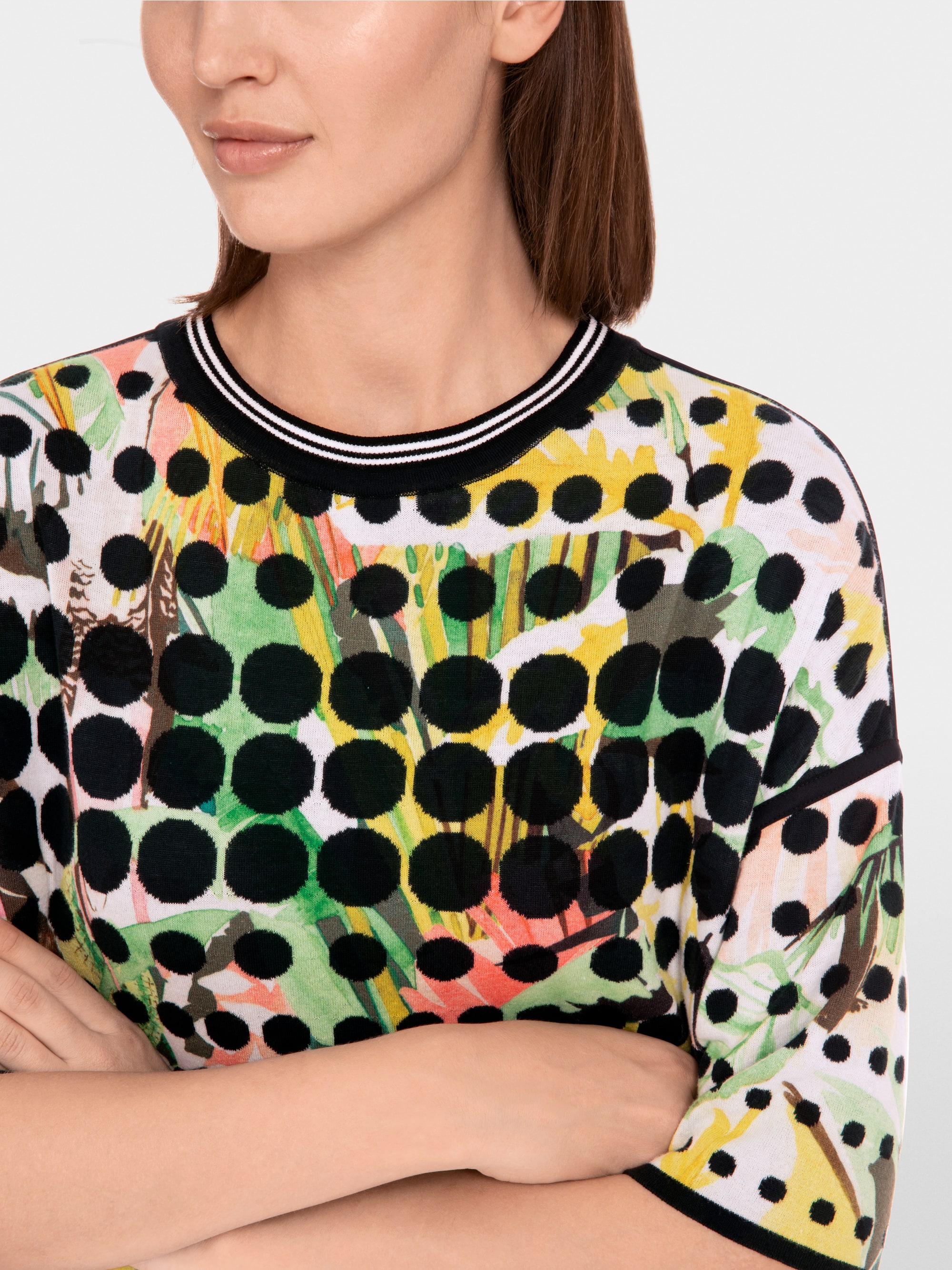 Marc-Cain Knitted in Germany short-sleeve sweater