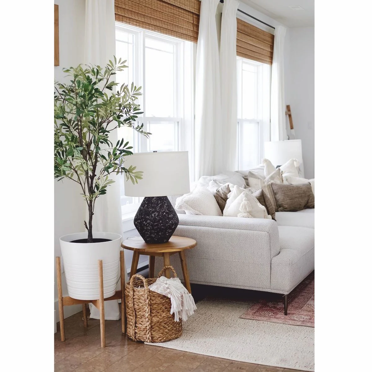 Casa Padrino l¨¢mpara de mesa de lujo negro / crema blanco A. ??58,5 cm - Luces de lujo