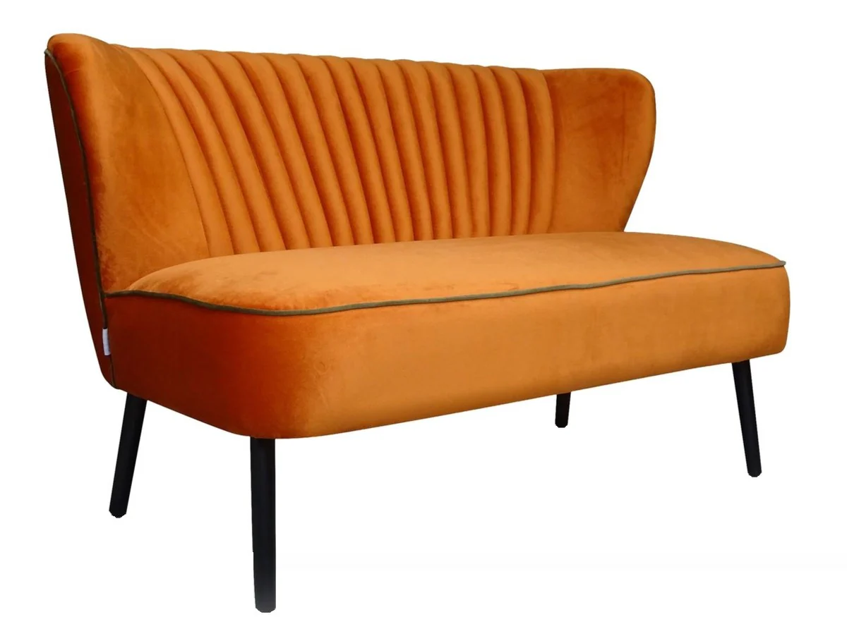Casa Padrino sof¨¢ de la sala de estar de lujo naranja 129 x 75 x H. 73,5 cm - Muebles de Dise?o