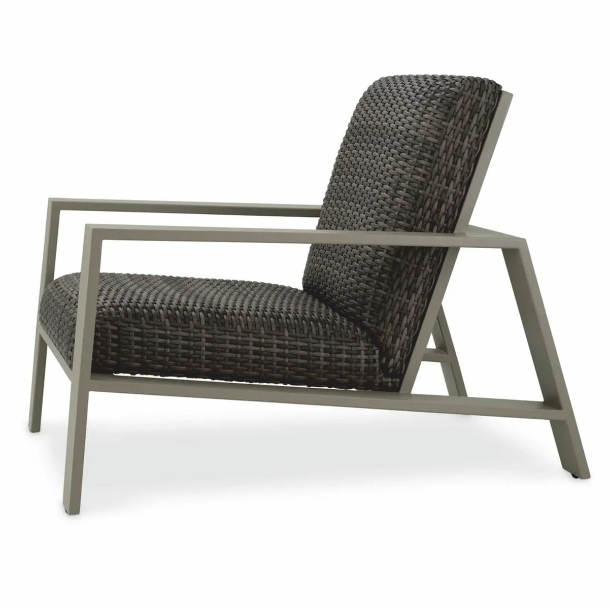 Casa Padrino sill¨®n de jard¨ªn de lujo de rat¨¢n artificial gris - Muebles de jard¨ªn y patio