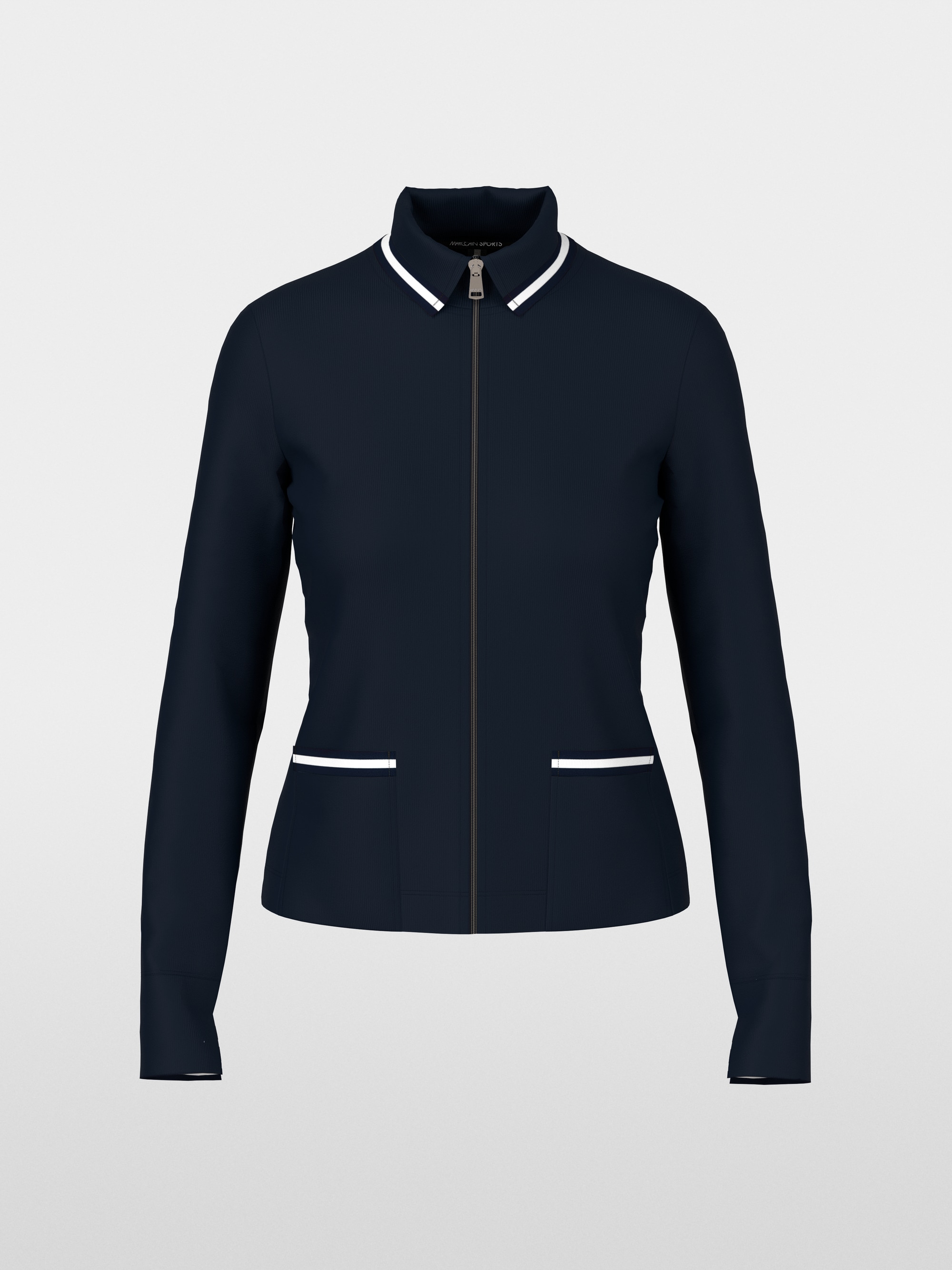 Marc-Cain Light jacket in cotton rib