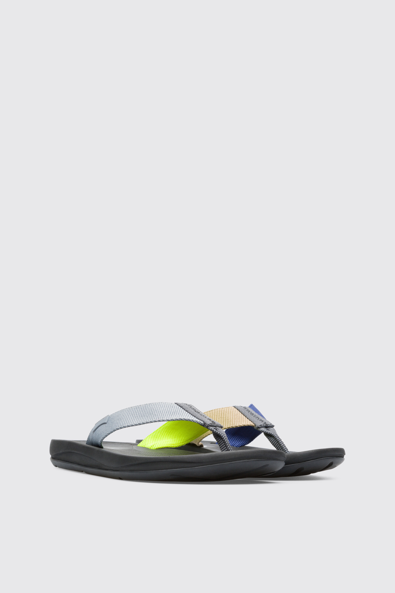 Twins - Men's multi-colored textile sandal