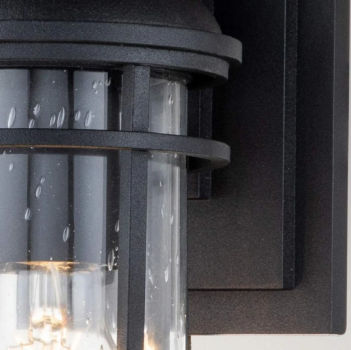 Casa Padrino l¨¢mpara de pared de exterior de lujo negro A. 29,2 cm - Iluminaci¨®n exterior de lujo