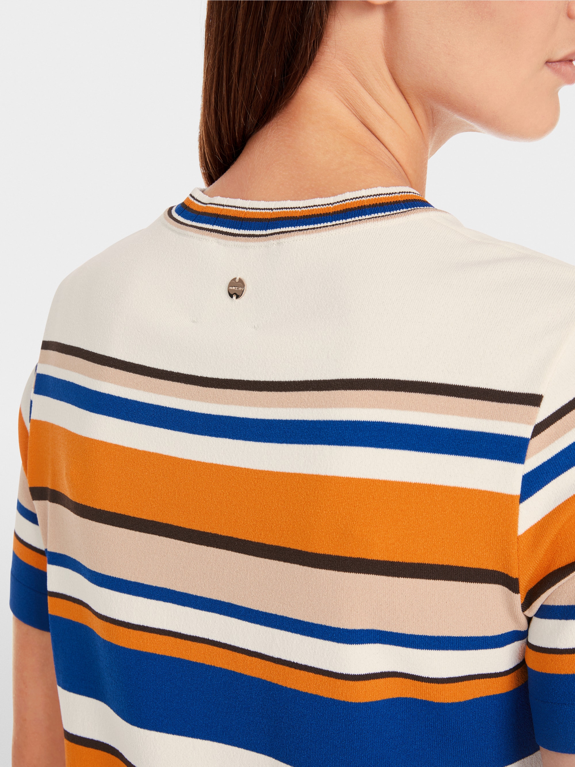 Marc-Cain Rethink Together striped dress