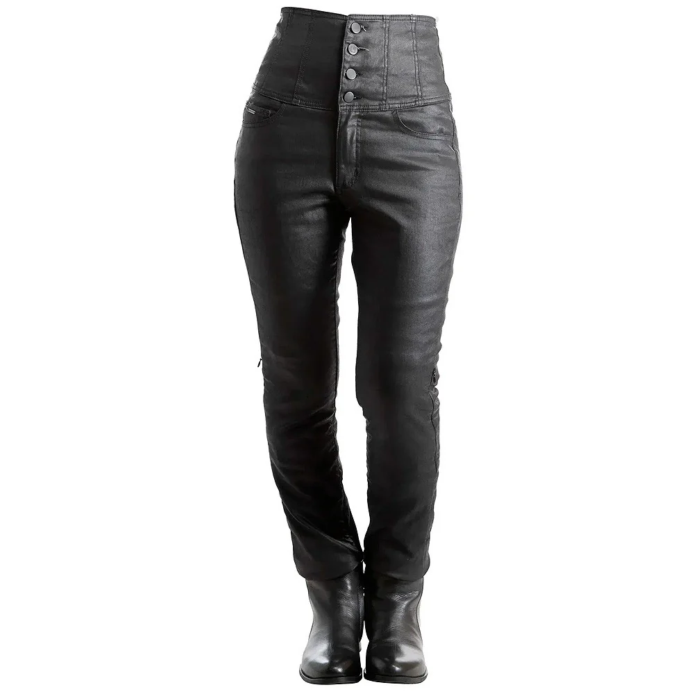 PANTALON VAQUERO OVERLAP EVY LADY NEGRO