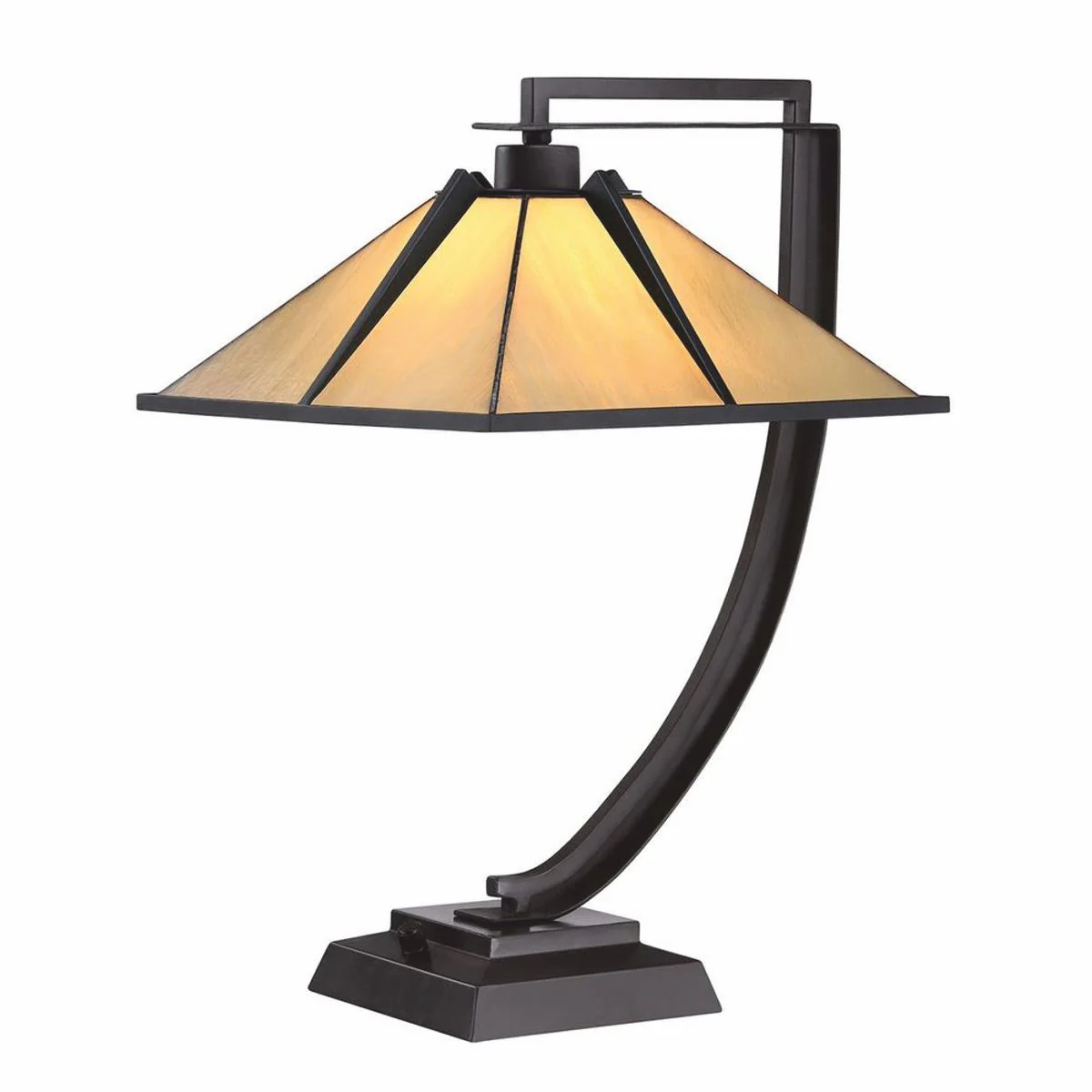 Casa Padrino l¨¢mpara de mesa Tiffany de lujo crema / bronce A. 54,8 cm - L¨¢mparas Tiffany