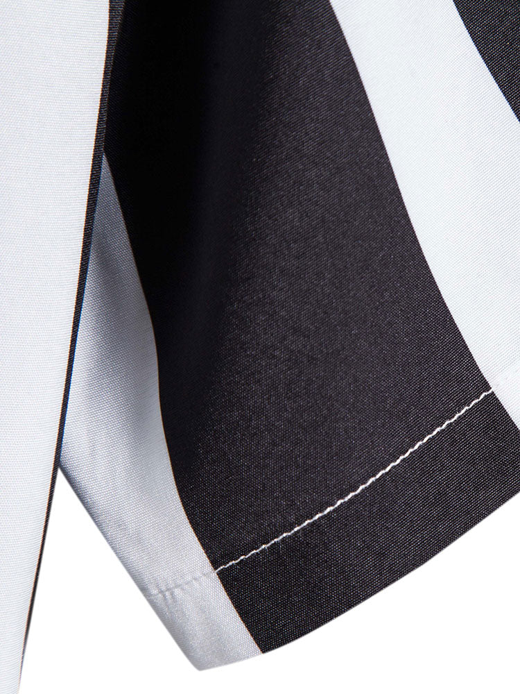 Striped print Button Up Shirt