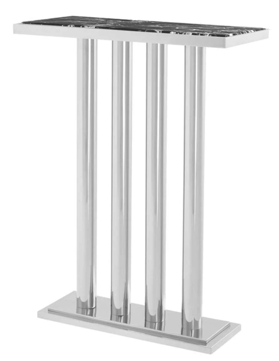 Casa Padrino consola de lujo plata 70 x 30 x H. 93 cm - muebles de hotel de diseño