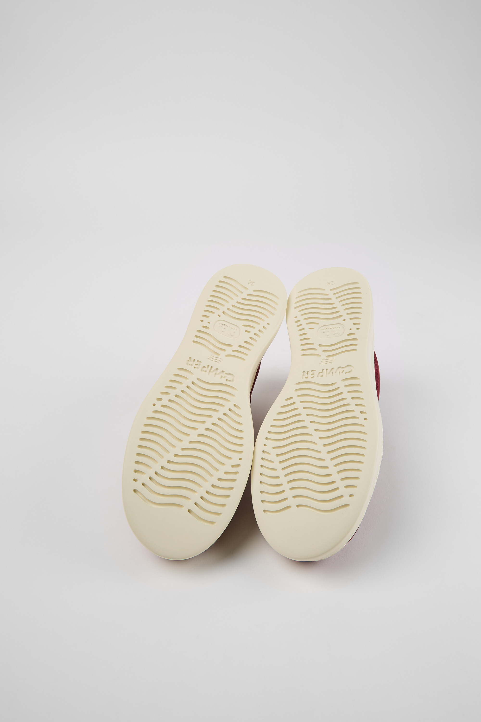 Runner Up - Burgundy nubuck sneakers for women