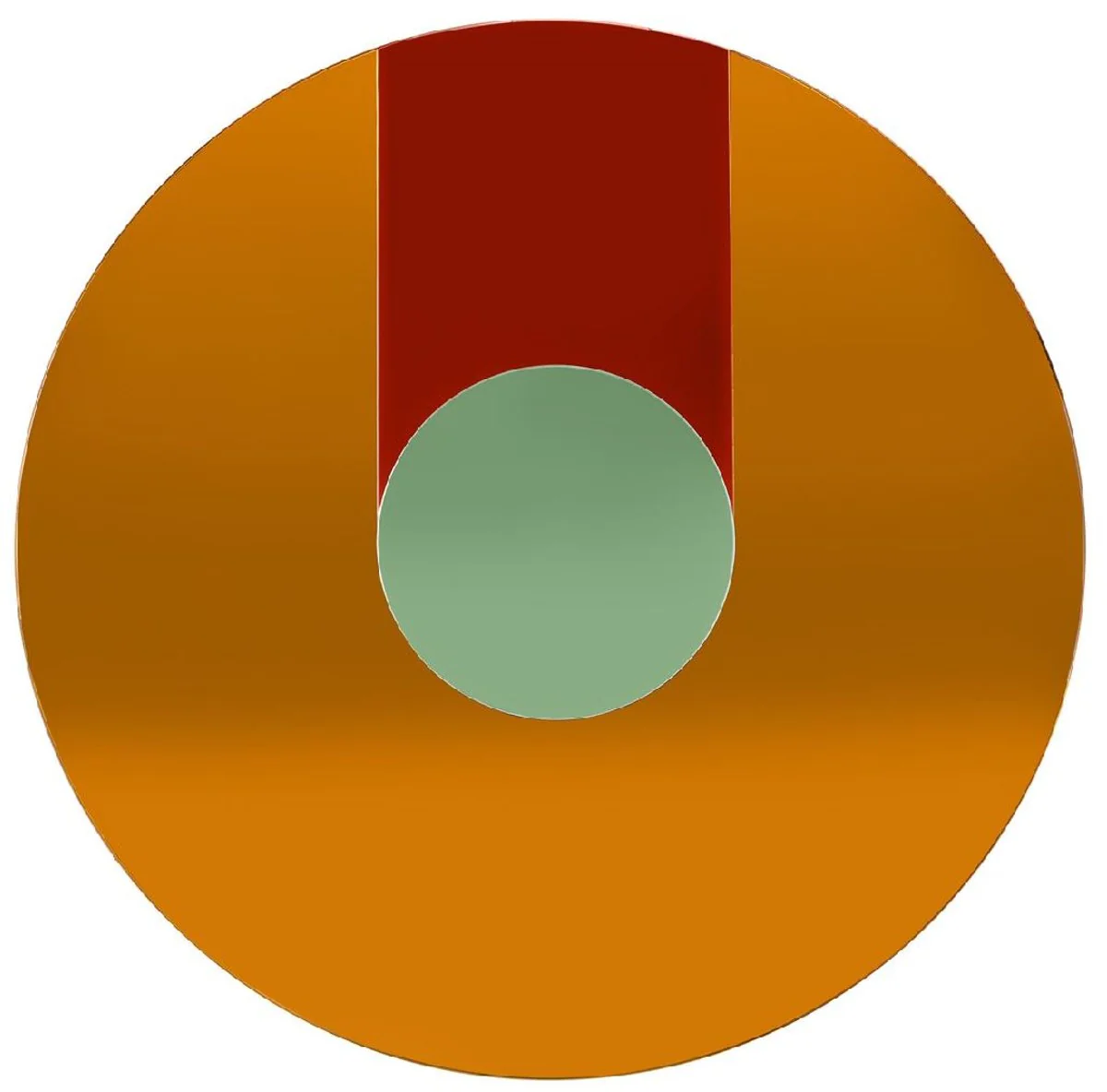 Casa Padrino espejo de dise?o multicolor ? 120 cm - Espejo de armario - Espejo de sal¨®n redondo - Muebles de dise?o - Calidad de Lujo