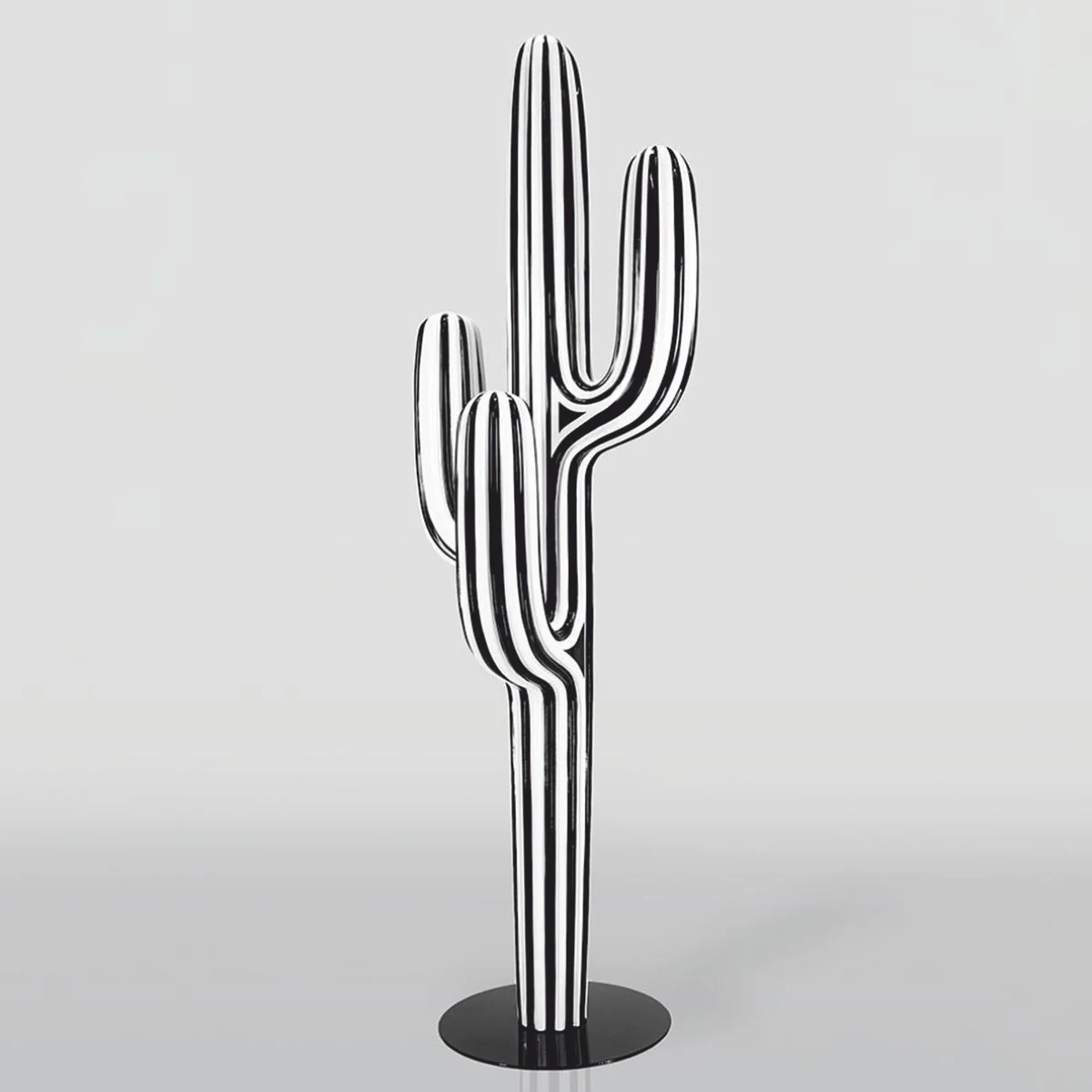 Casa Padrino cactus decorativo XXL blanco / negro A. 195 cm - Decoraci¨®n de jard¨ªn