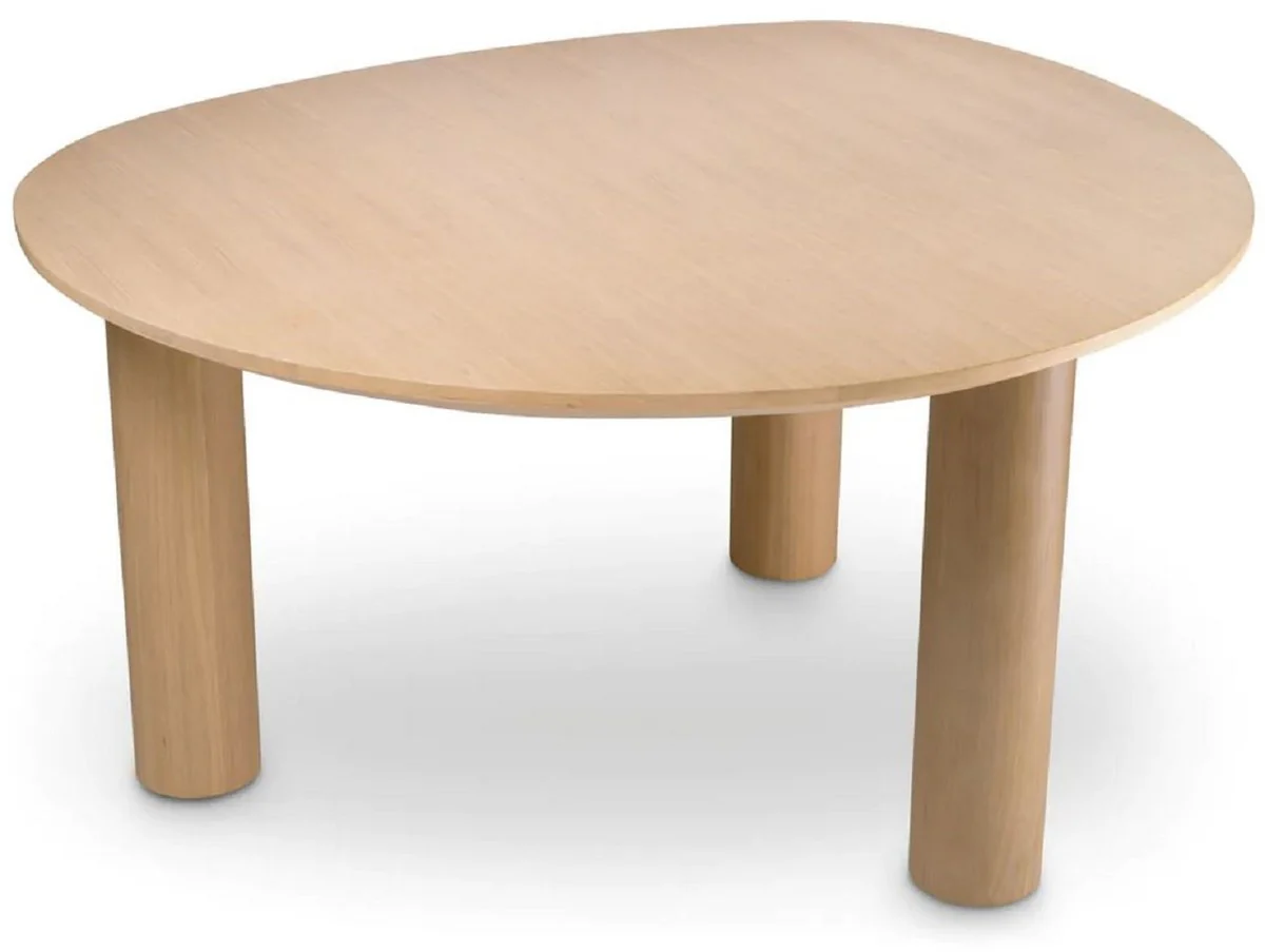 Casa Padrino mesa de comedor de lujo natural 149 x 128,5 x A. 77 cm - Mesa de cocina de madera maciza - Muebles de comedor - Muebles de cocina - Muebles de lujo - Interiores de lujo