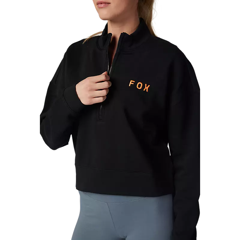 Womens Magnetic Zip Hoodie