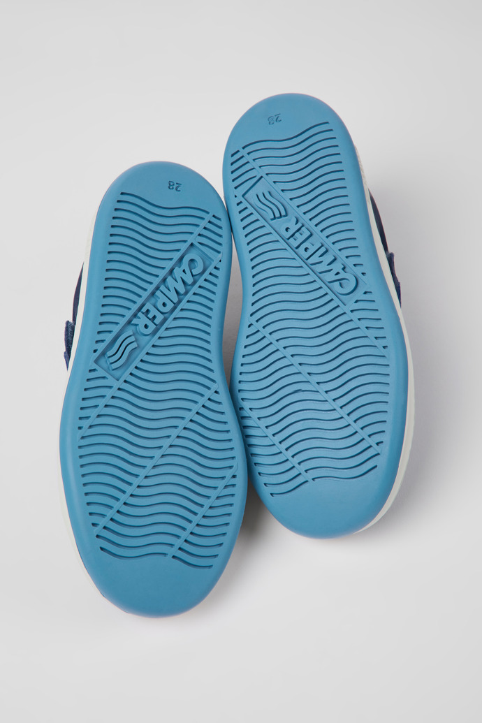 Runner Blue leather sneakers for boys