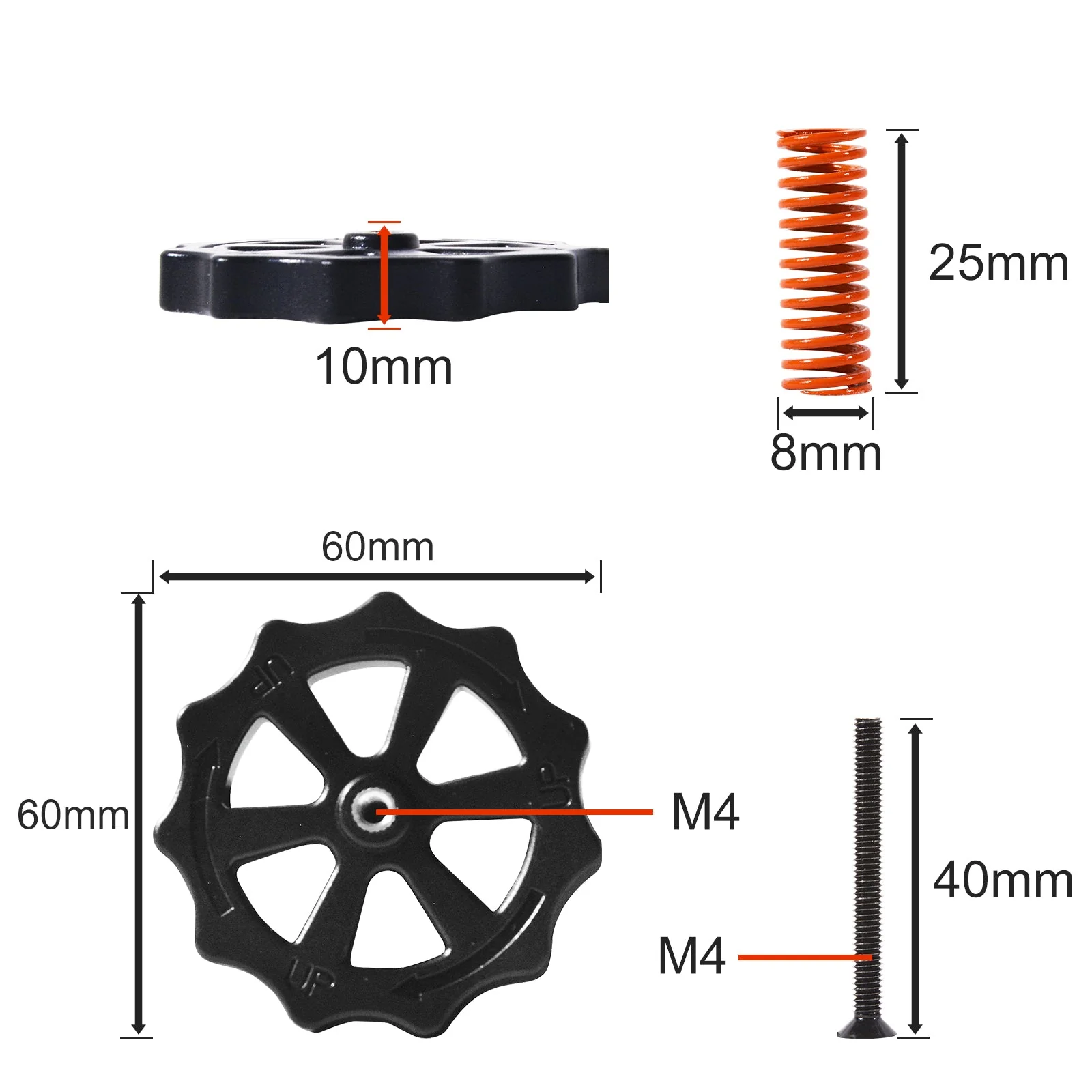 3D Printer Heated Bed Spring Leveling Kit