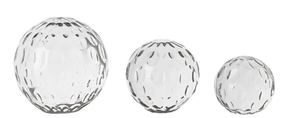 Casa Padrino diseñador de papel de vidrio conjunto de 3 - decoración de lujo