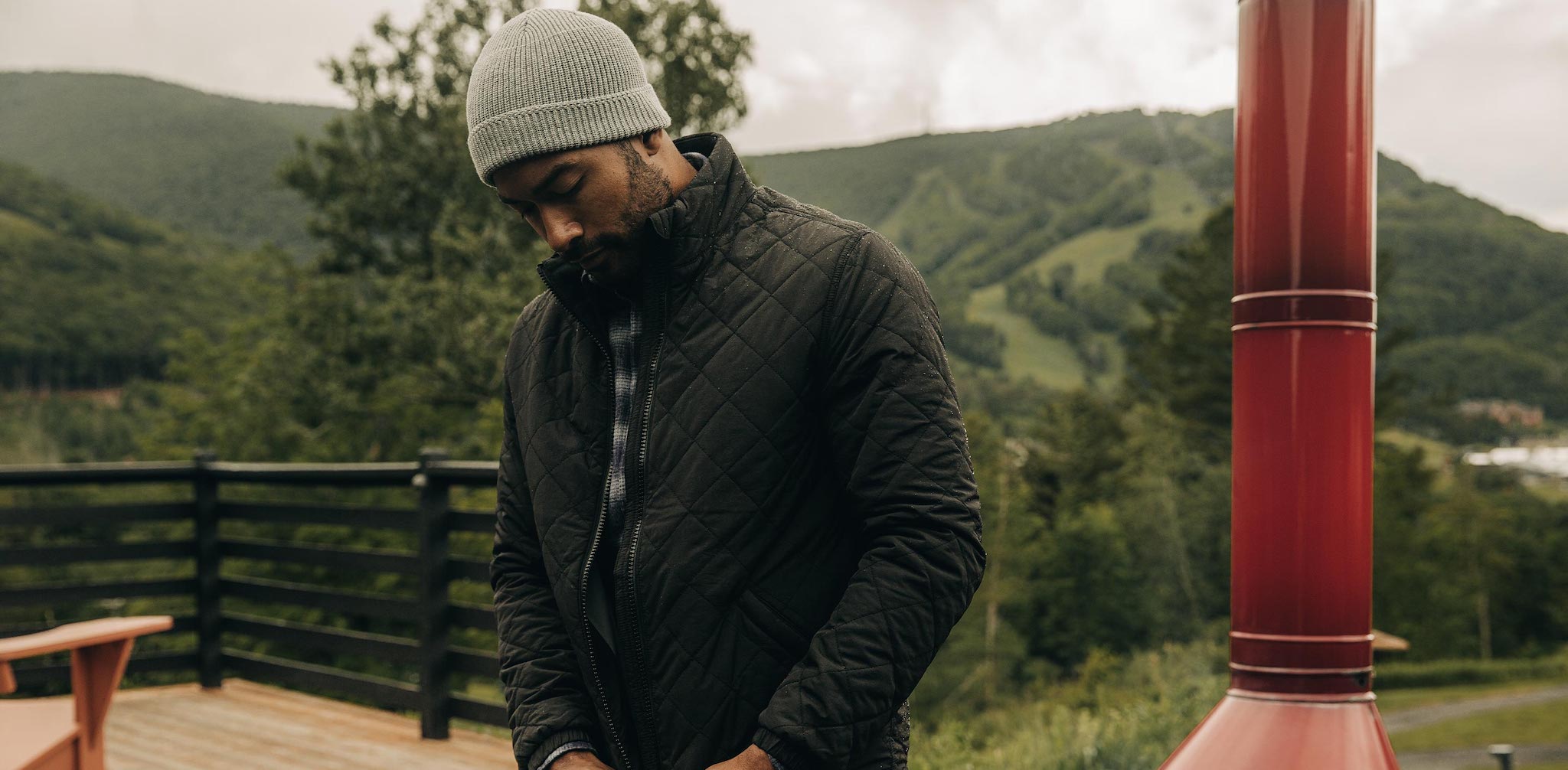 The Vertical Jacket in Black