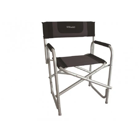 Midland Silla Director negra - Silla plegable de camping