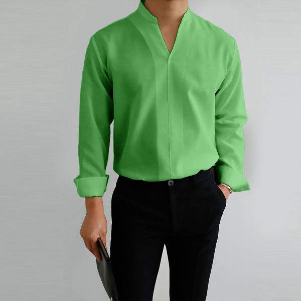Gentlemans Simple Design Casual Shirt
