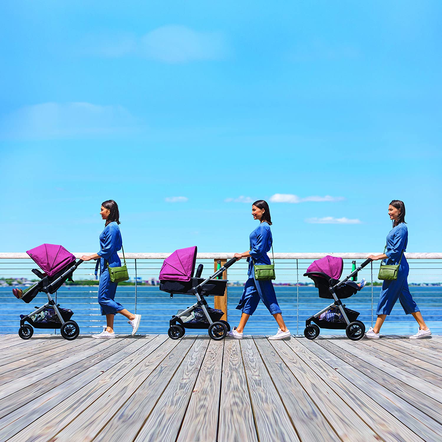 Evenflo Pivot Modular Travel System With SafeMax Car Seat